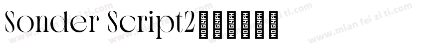 Sonder Script2字体转换
